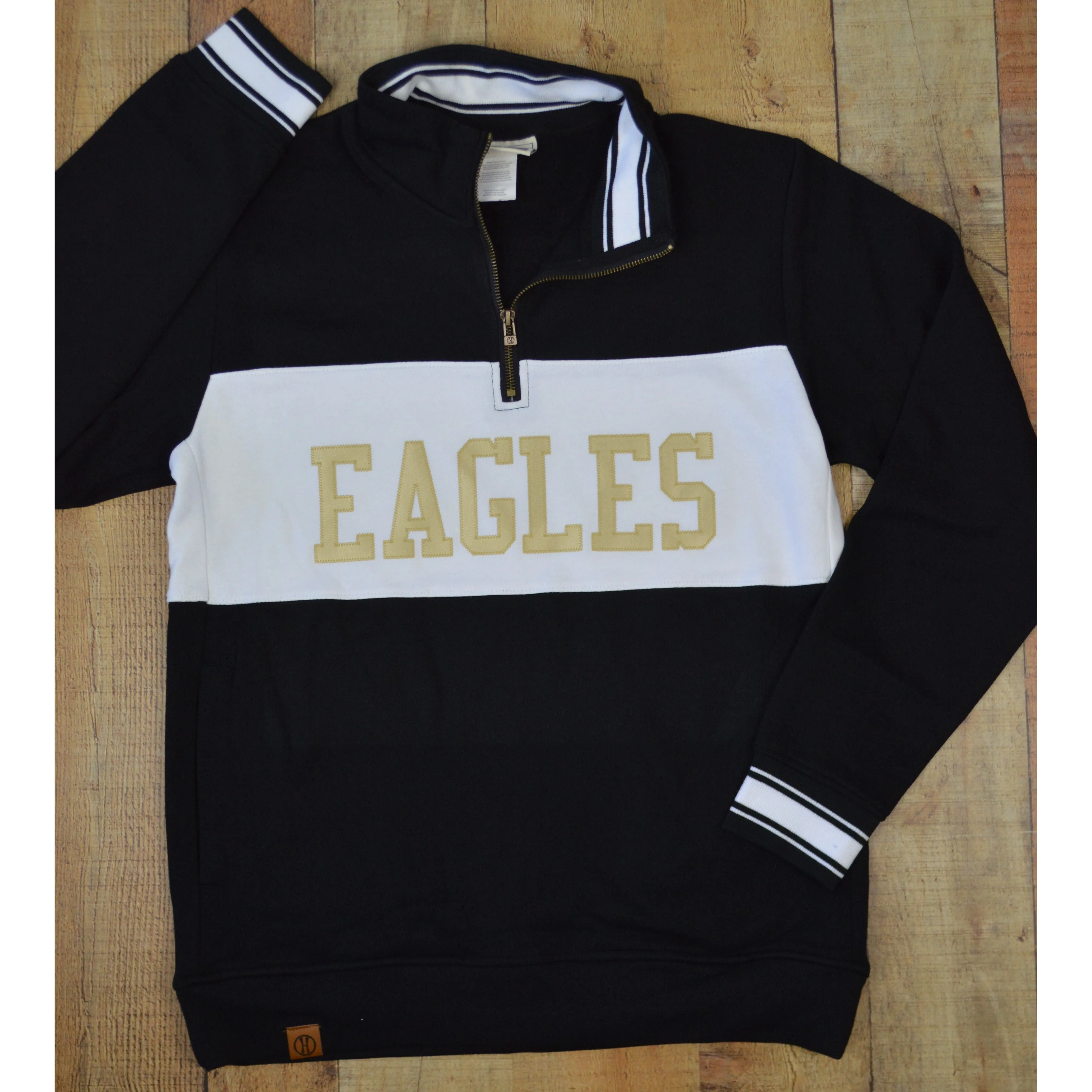 Abilene High Eagles - Striped Fleece Quarter Zip