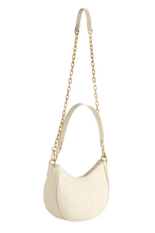 Adrienne Shoulder Bag in White