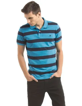 Aeropostale Striped Slim Fit Polo Shirt