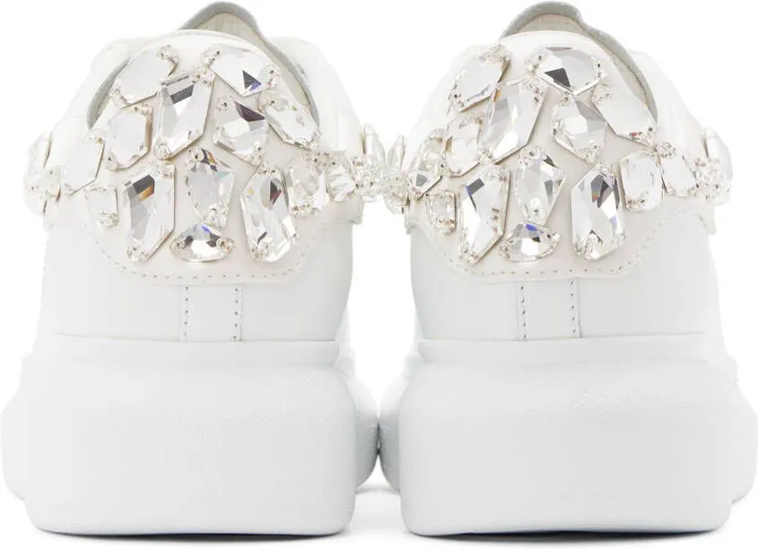 Alexander McQueen White Larry Sneakers