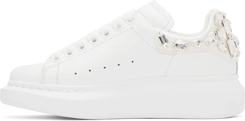 Alexander McQueen White Larry Sneakers