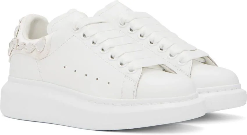 Alexander McQueen White Larry Sneakers