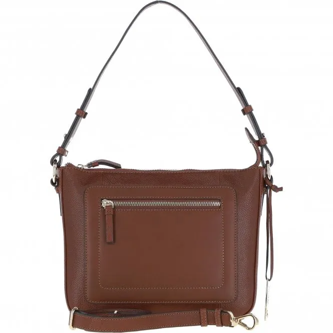 Ashwood Leather Shoulder Bag Tan: Z-72