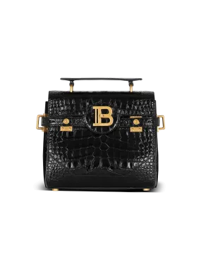 B-Buzz 23 bag in crocodile-print leather