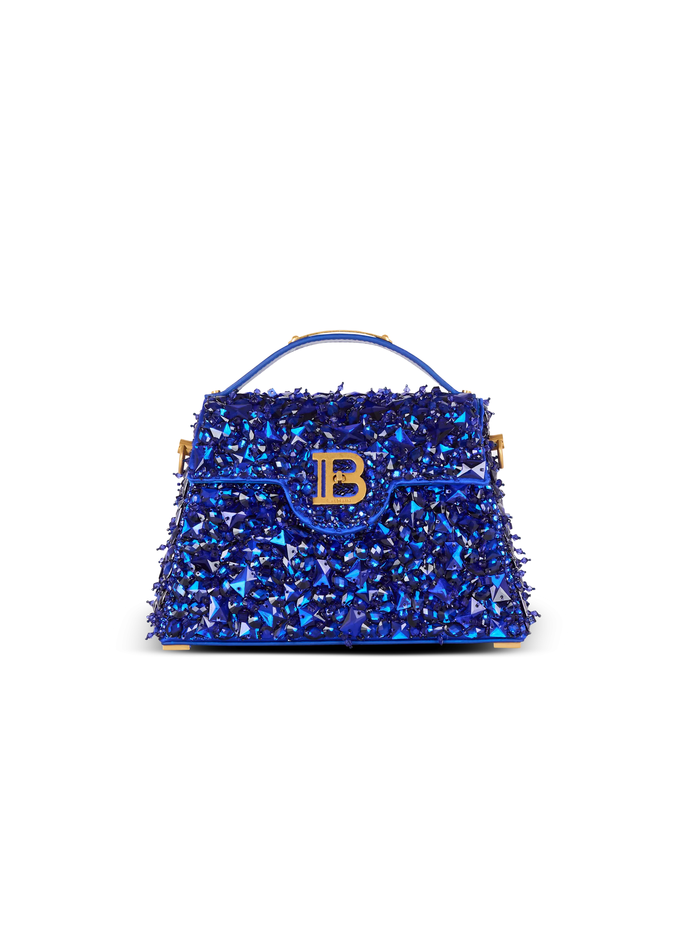 B-Buzz Dynasty bag in leather and embroidered satin