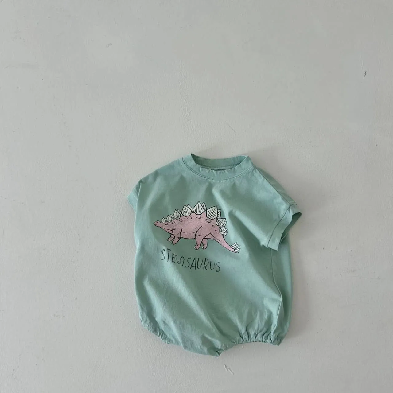 Baby Land Dinosaur Short Sleeve Romper (4-15m) - 3 Colors