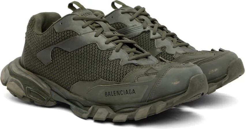 Balenciaga Khaki Track.3 Sneakers