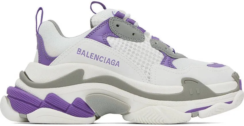 Balenciaga White Triple S Sneakers