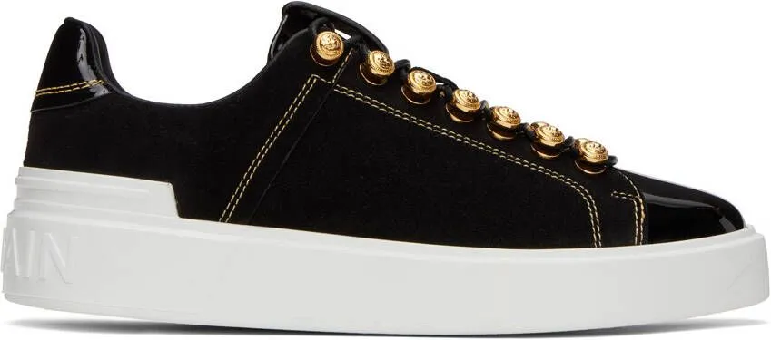 Balmain Black B-Court Sneakers