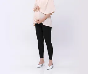 Bamboo Cotton Maternity Leggings (Long)