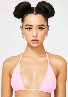 Barbie Pink String Bikini Top-