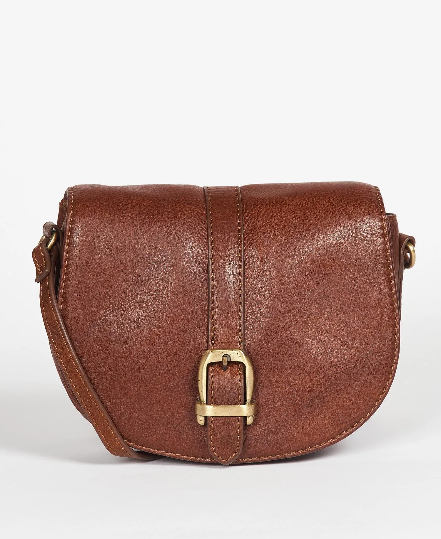 Barbour Laire Leather Saddle Bag