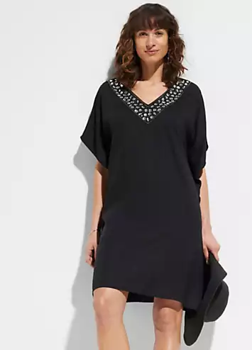 Beaded Tunic Dress by bonprix | Look Again