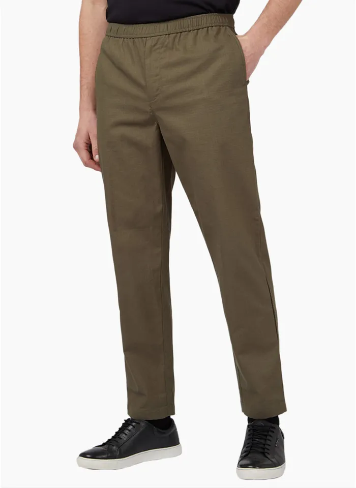 Ben Sherman Ripstop Workwear Trouser - Khaki