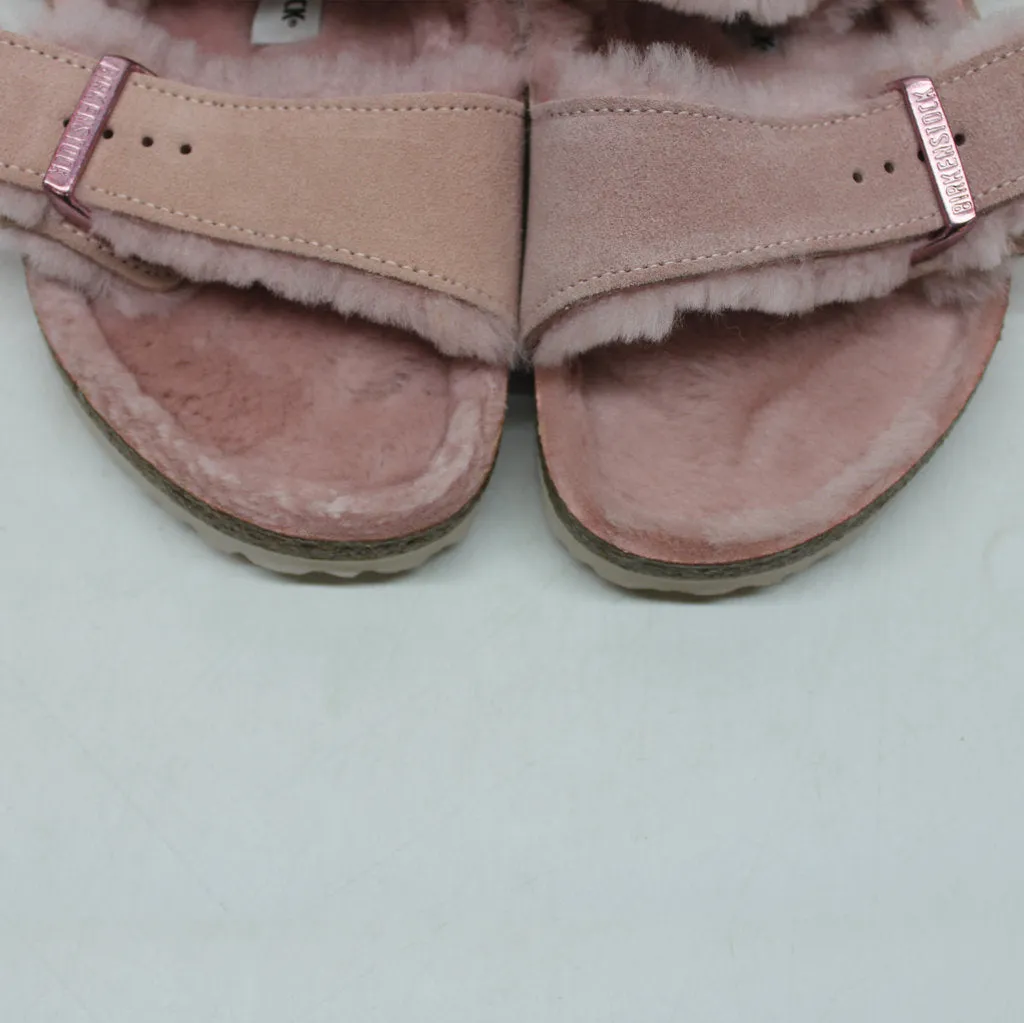 Birkenstock Arizona Shearling Suede Unisex Sandals - UK 5.5