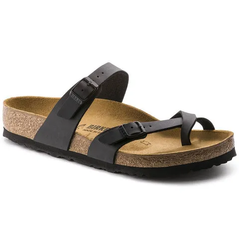 Birkenstock Mayari Toe Loop Sandals -Black Birko-Flor