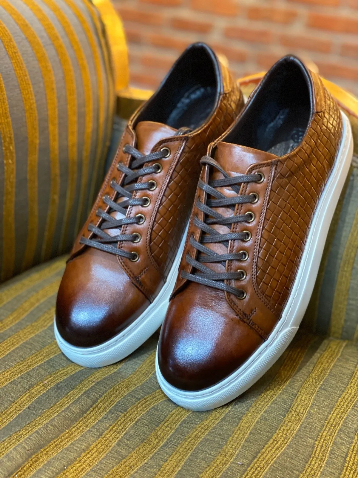 Bojo Custom Made Brown Leather Shoes