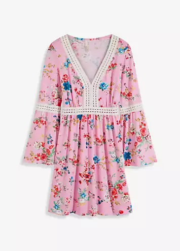 bonprix Floral Print Tunic Dress | Grattan