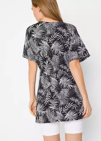 bonprix Printed V-Neck Tunic | Kaleidoscope