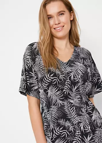 bonprix Printed V-Neck Tunic | Kaleidoscope