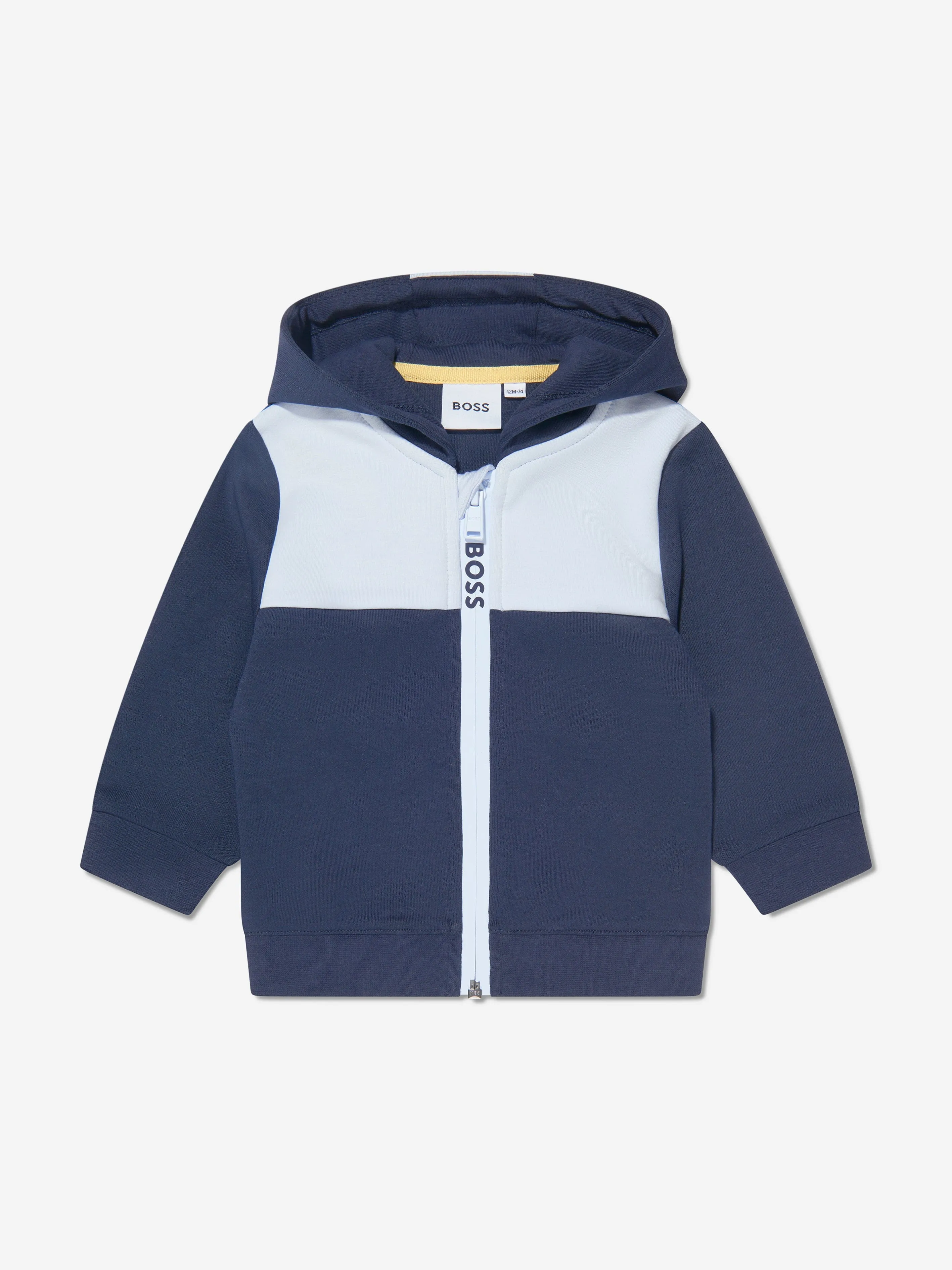 BOSS Baby Boys Organic Cotton Tracksuit Set in Navy