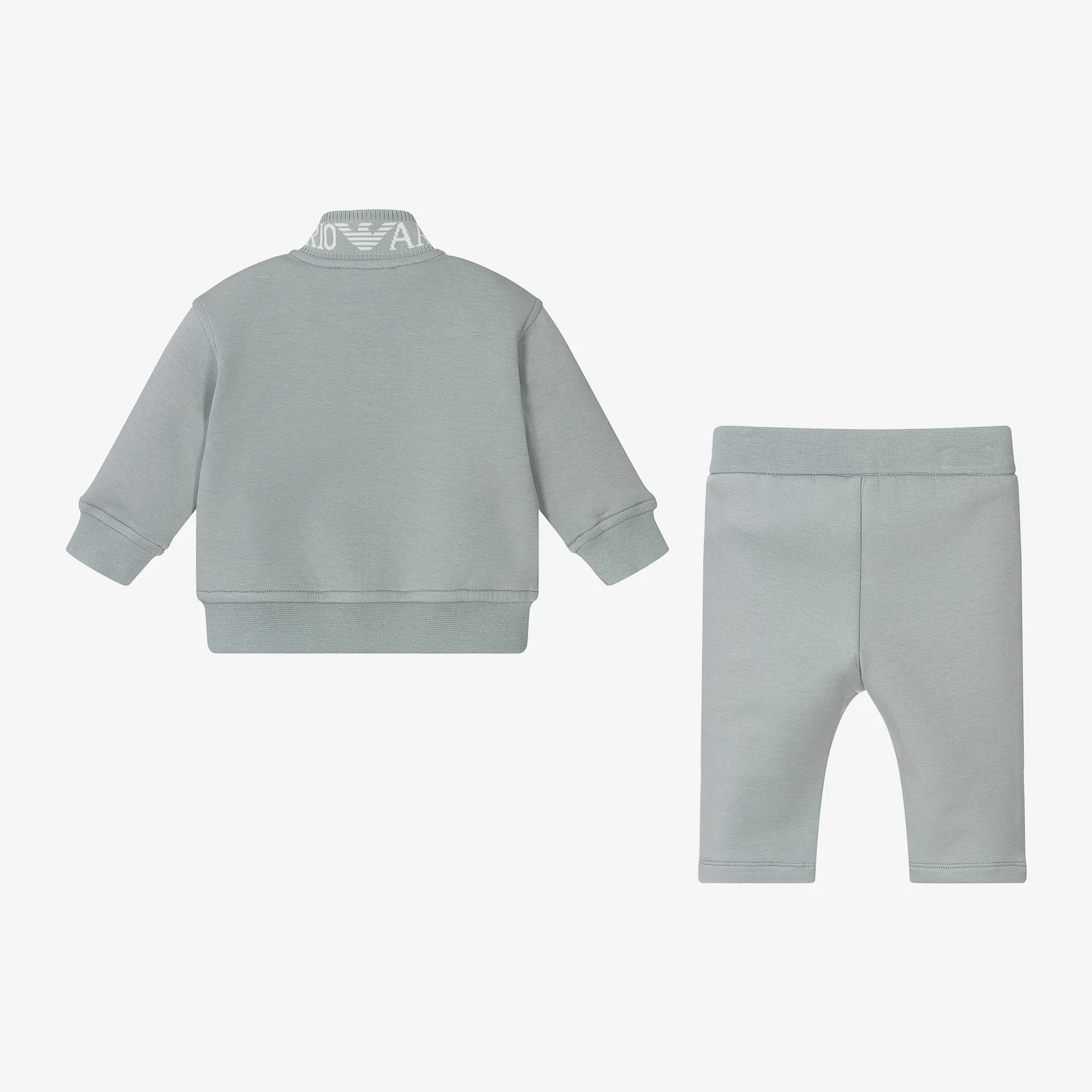 Boys Light Blue Zip-Up Tracksuit