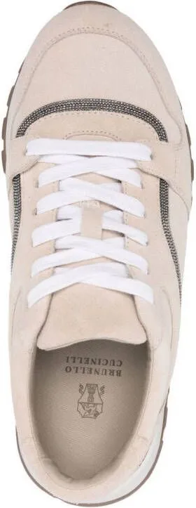 Brunello Cucinelli low-top lace-up sneakers Neutrals