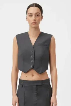 Camilla And Marc Atlanta Vest Grey Marle