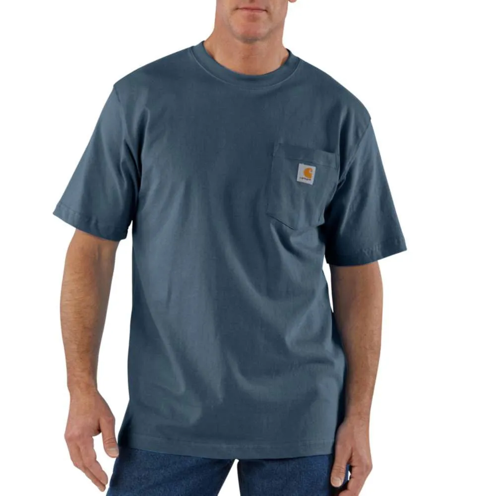 Carhartt Mens Workwear Pocket Work T-Shirt In Bluestone