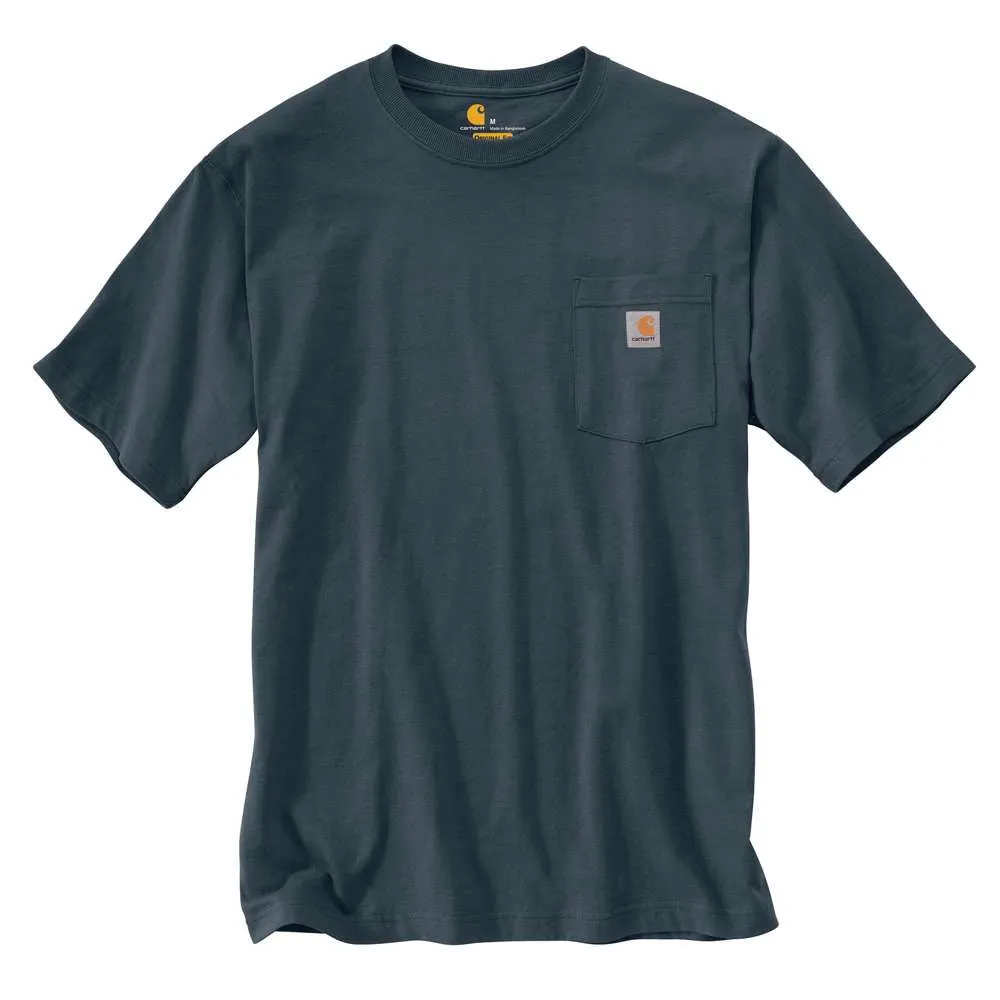 Carhartt Mens Workwear Pocket Work T-Shirt In Bluestone