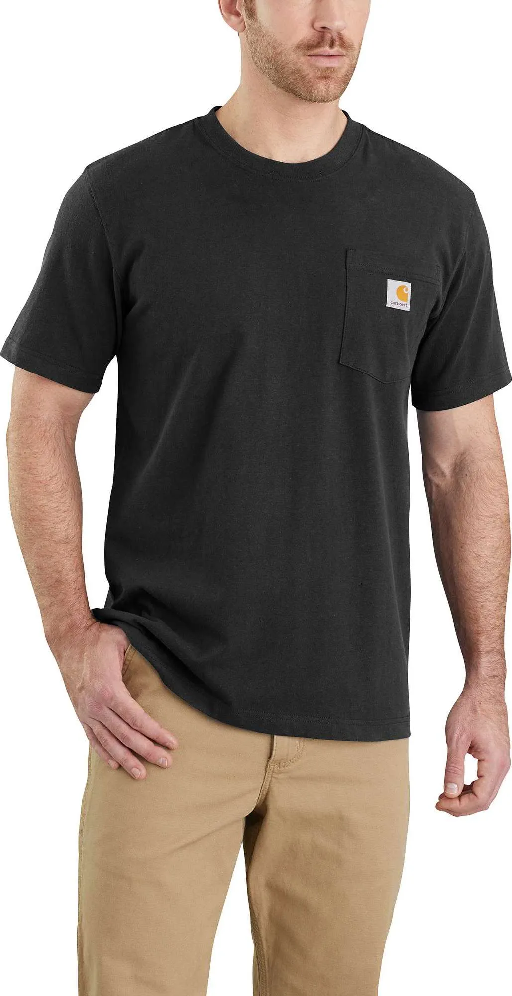 Carhartt Men's Workwear Pocket S/S T-Shirt Black | Buy Carhartt Men's Workwear Pocket S/S T-Shirt Black here | Outnort