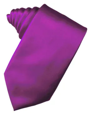 Cassis Luxury Satin Necktie