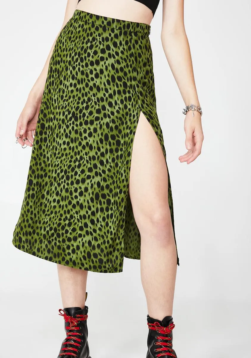 Cheetah Saika Skirt-