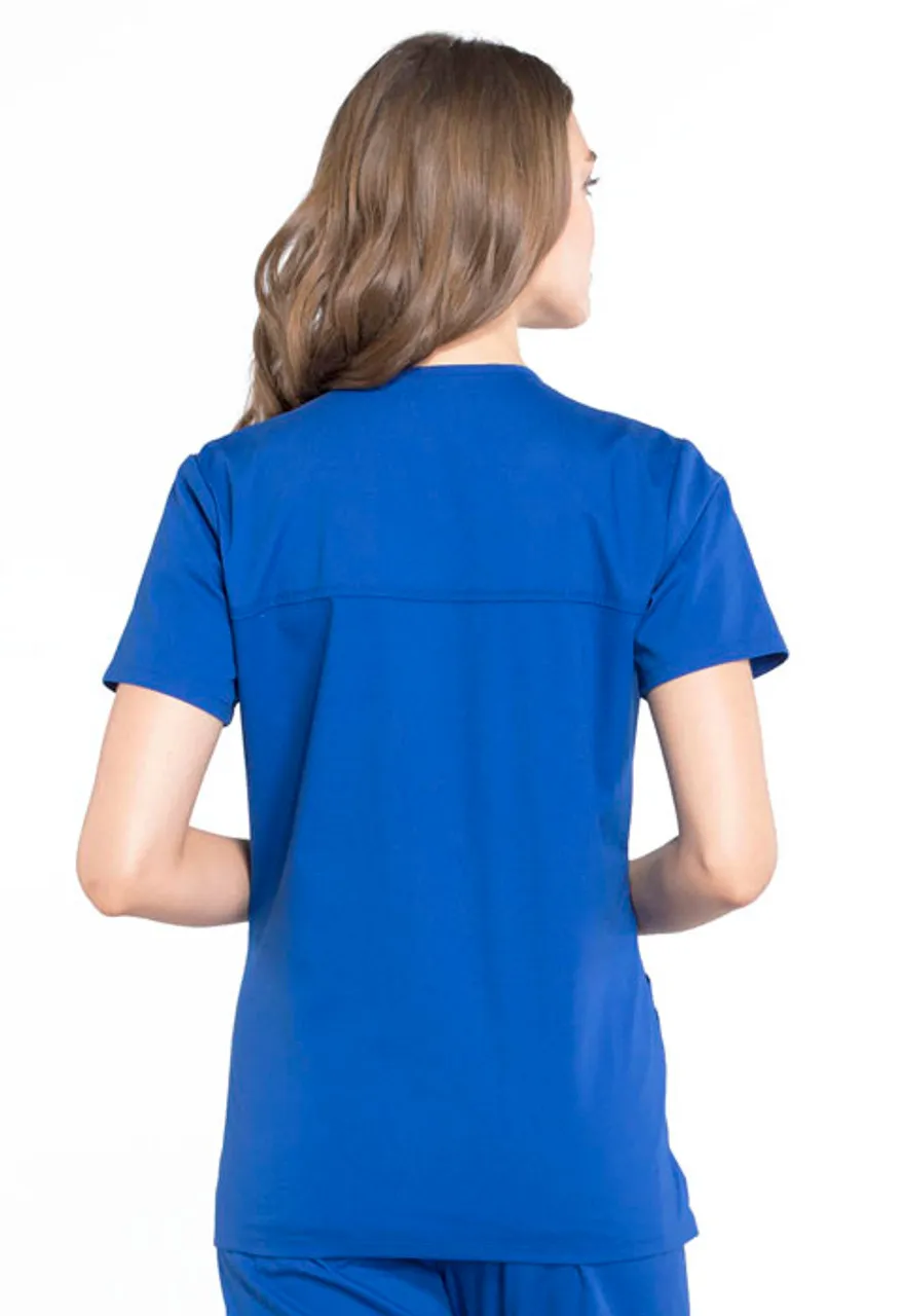 Cherokee Workwear Cherokee Workwear Professionals Women's Mock Wrap Top #WW655