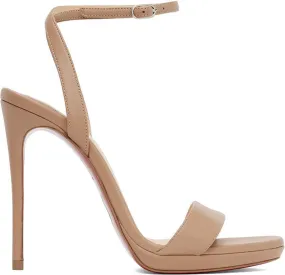 Christian Louboutin Beige Loubi Queen 120 Heeled Sandals