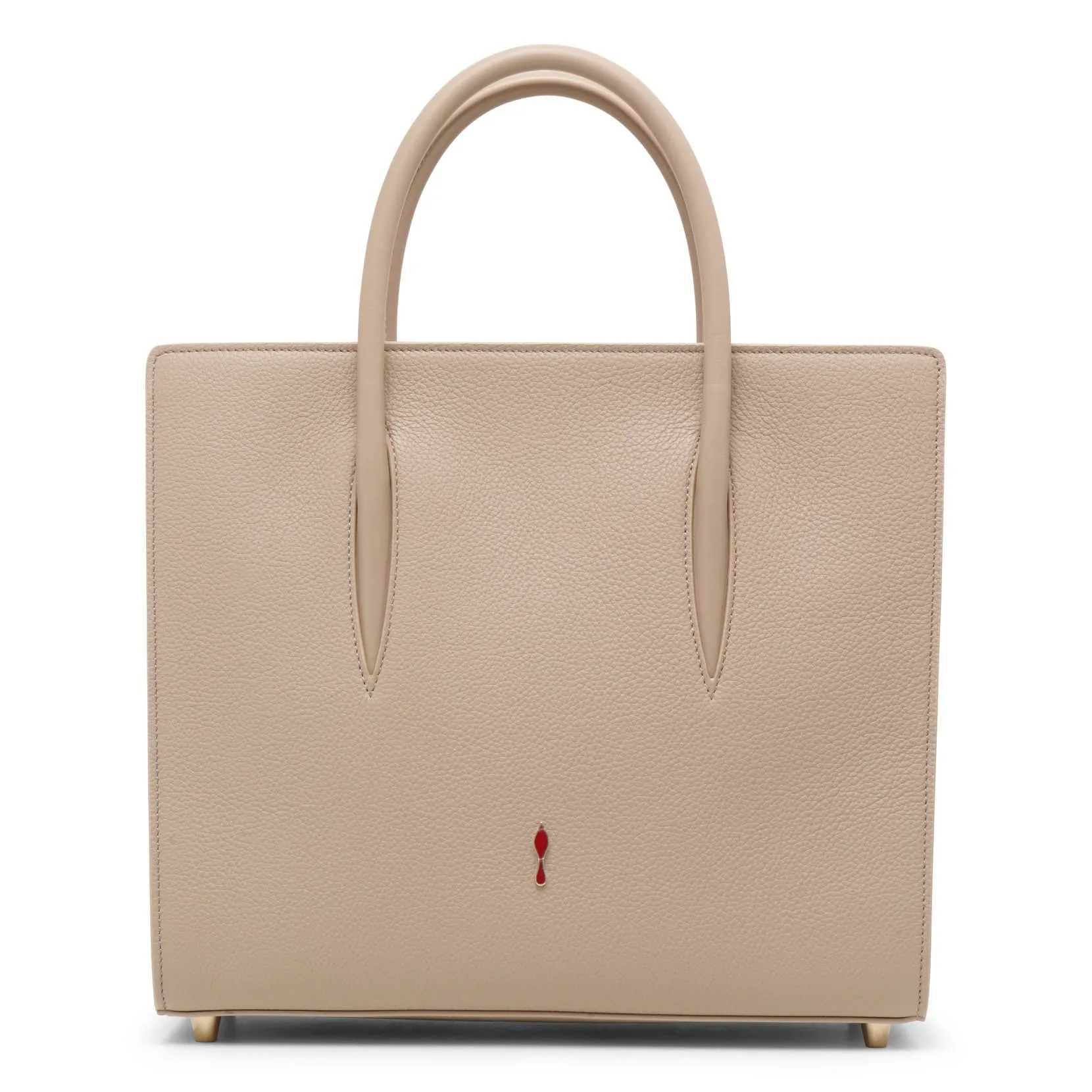 Christian Louboutin Paloma S medium beige leather bag