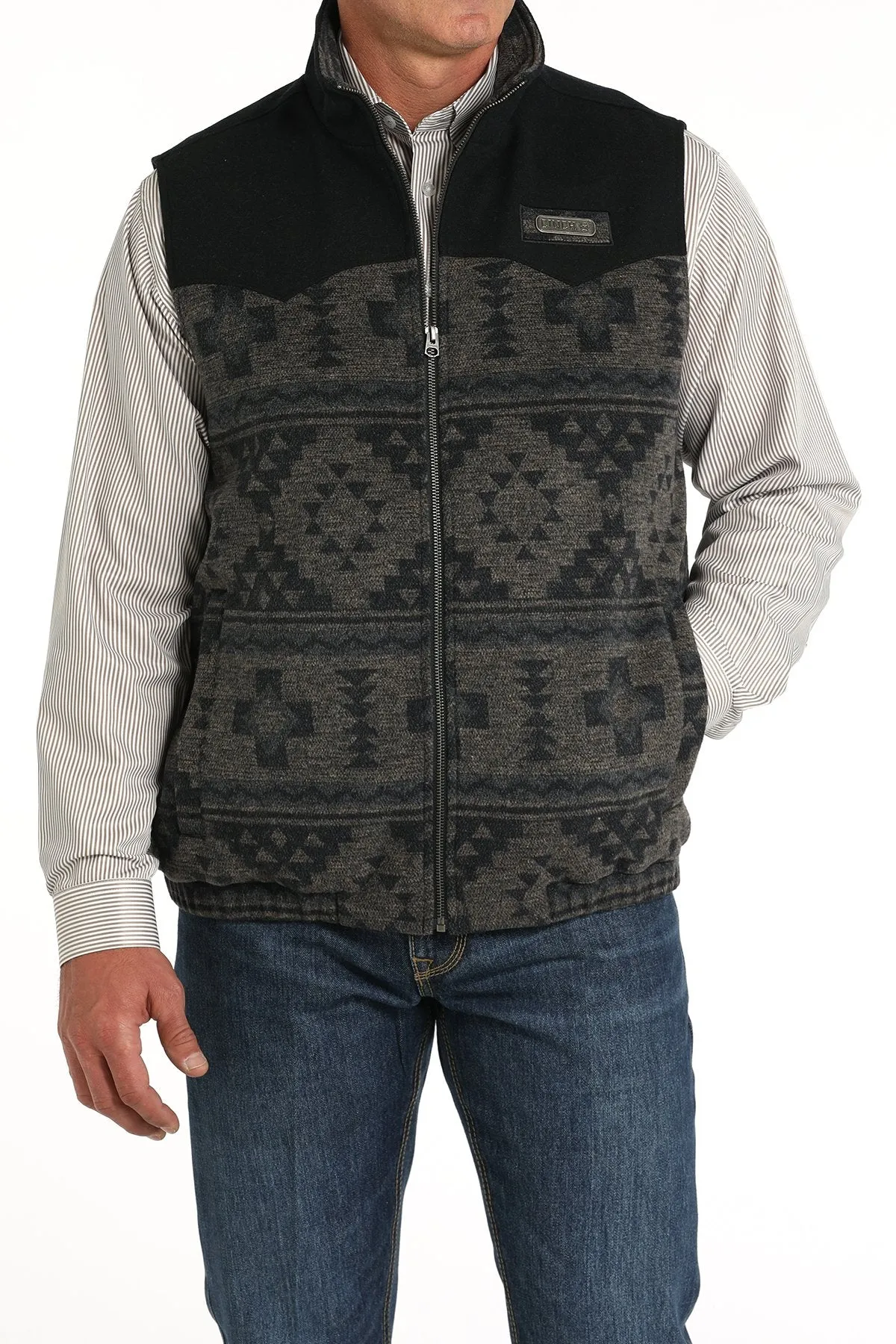 Cinch Concealed Wooly Navy Vest