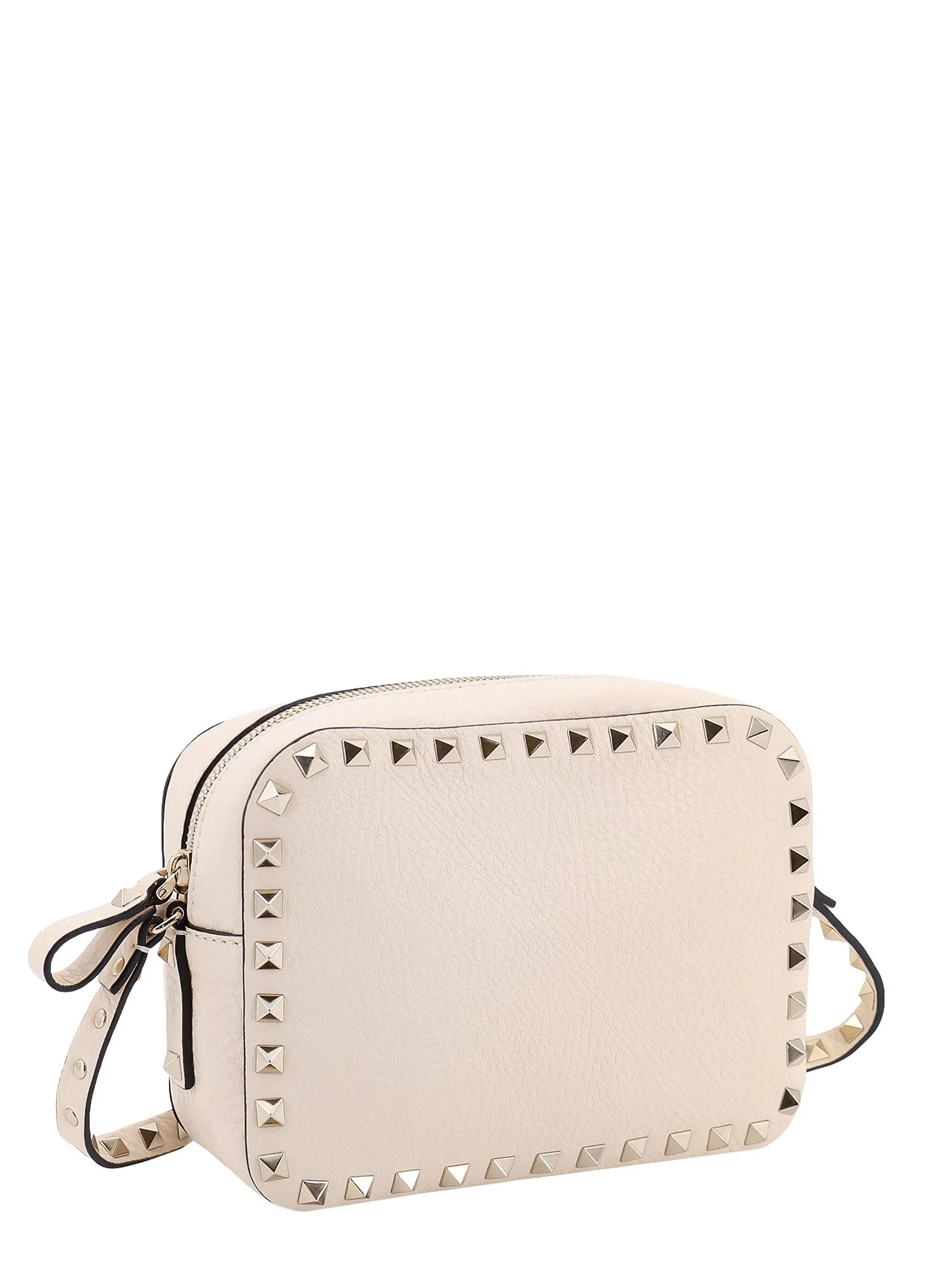 Cross-Body leather bag with iconic studs