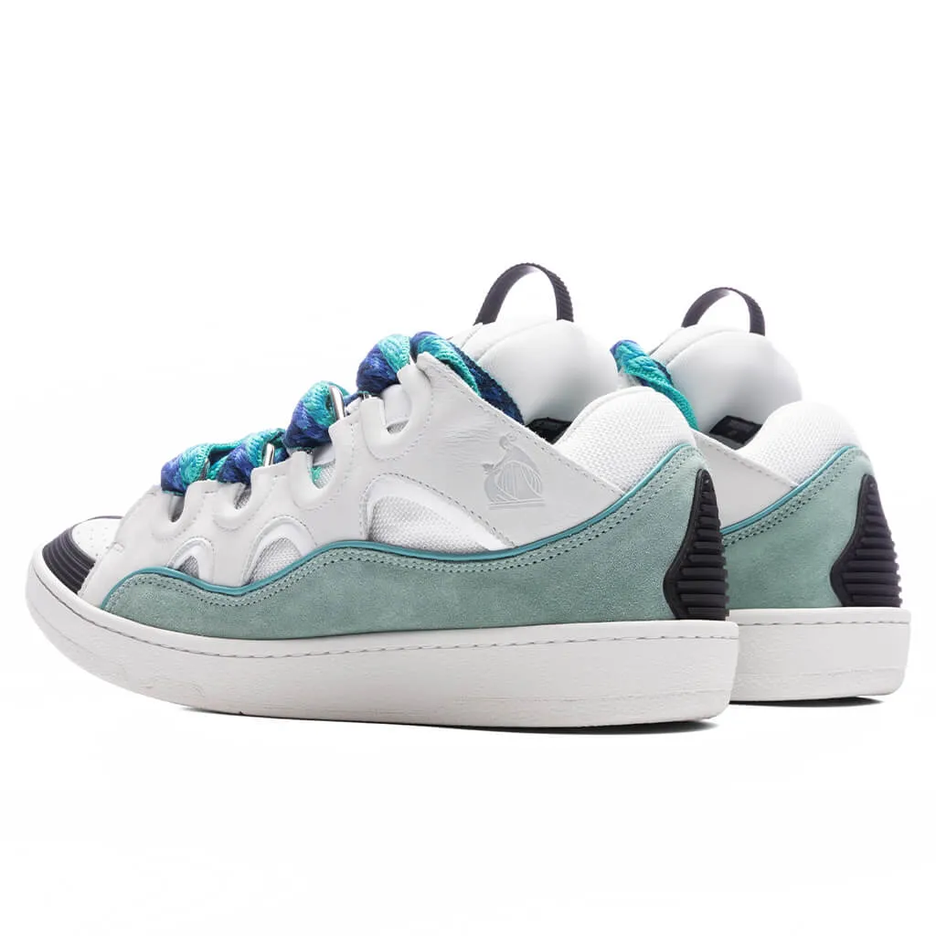 Curb Sneakers - White/Green