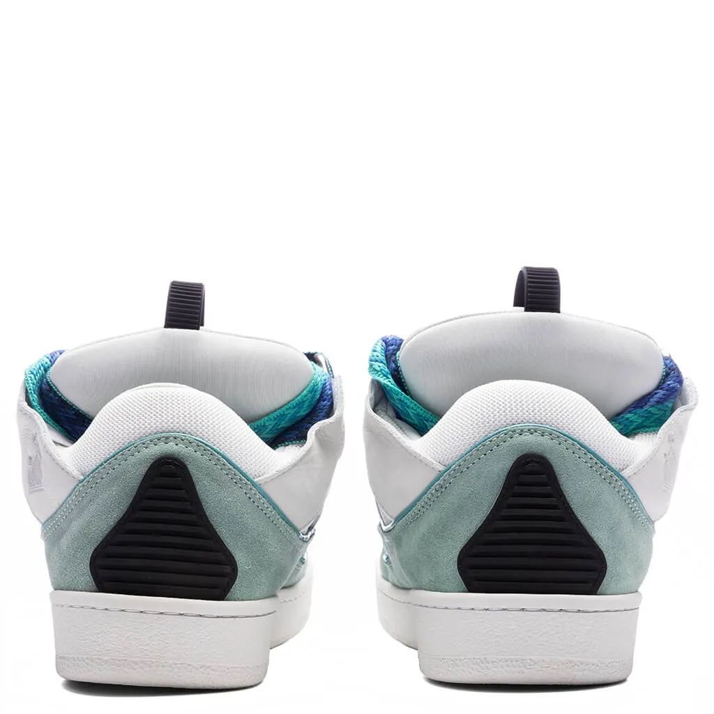 Curb Sneakers - White/Green