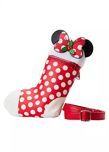 Disney Minnie Cosplay Christmas Stocking Cross Body Bag by Loungefly | Look Again