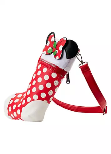 Disney Minnie Cosplay Christmas Stocking Cross Body Bag by Loungefly | Look Again