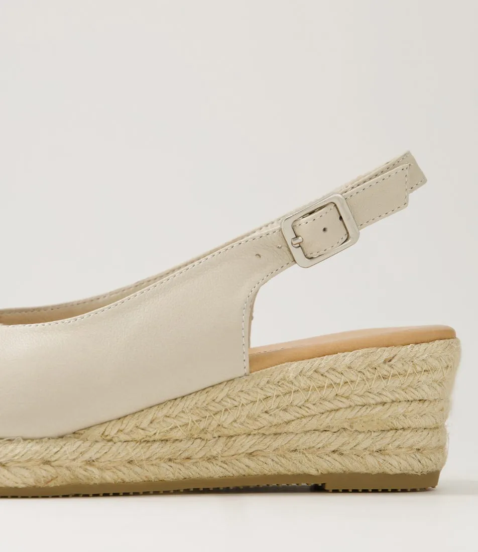 DJANGO & JULIETTE Seif Almond Natural Rope Leather Sandals