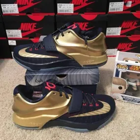 Ds nike kd 7 prm 'gold medal' sz 13 w receipt and og all !