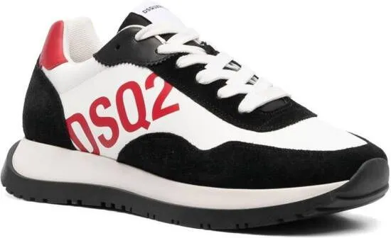 DSQUARED2 Running logo-print sneakers White