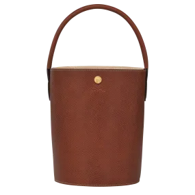 Épure S Bucket bag Brown - Leather