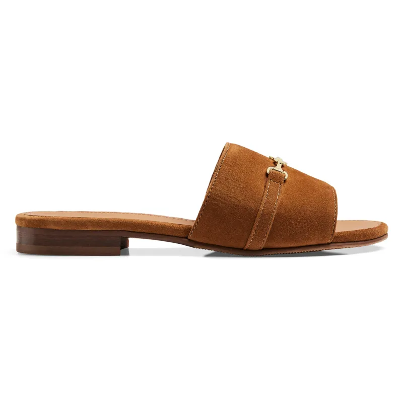 Fairfax and Favor Heacham Ladies Sandals - Tan Suede