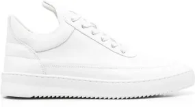 Filling Pieces logo-embossed lace-up sneakers White