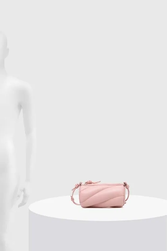 Fiorucci leather handbag Baby Pink Leather Mini Mella Bag pink color U01FPABA002LE04PN02