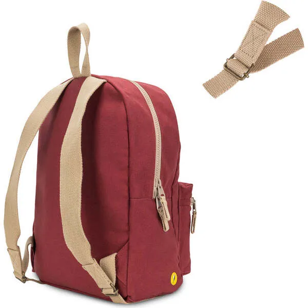 Fluf B Pack Backpack, Vintage Burgundy